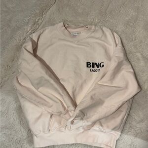 Anine Bing light pink sweatshirt